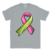 Heather Grey breast cancer sport ribbons Classic Tee - AdoDesignShop