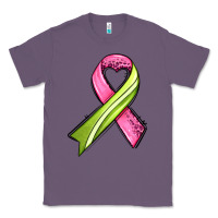 Lavender breast cancer sport ribbons Classic Tee - AdoDesignShop