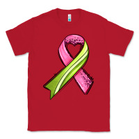Red breast cancer sport ribbons Classic Tee - AdoDesignShop
