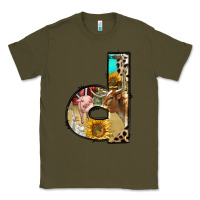 Army Green farm life alphabet lowercase letters d Classic Tee - BundleAndBundleShop