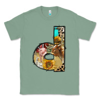 Sage farm life alphabet lowercase letters d Classic Tee - BundleAndBundleShop
