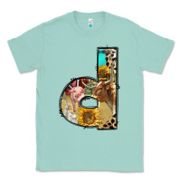 Seafoam farm life alphabet lowercase letters d Classic Tee - BundleAndBundleShop