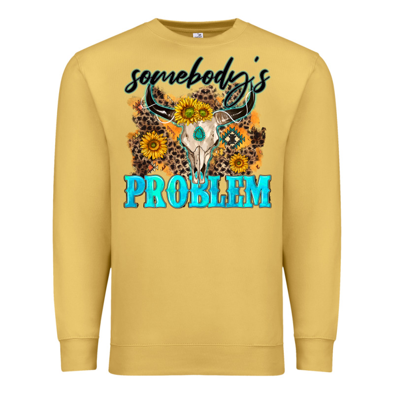 Somebodys Problem Premium Sweatshirt by NancyCooperArtShop | Teevron