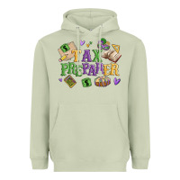 Matcha tax preparer Heavyweight Hoodie - MaliasSmallBusiness