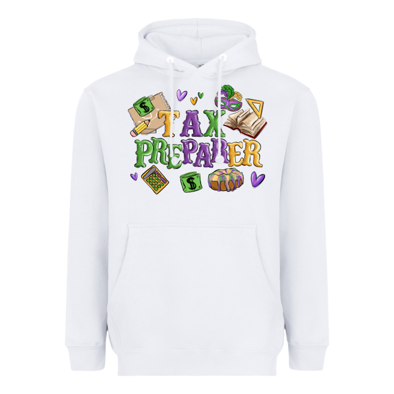 Tax Preparer Heavyweight Hoodie by MaliasSmallBusiness | Teevron