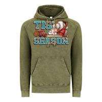 Tis' The Season Baseball Vintage Hoodie | Teevron
