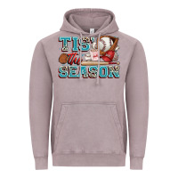Vintage Zinc tis' the season baseball Vintage Hoodie - Zillion Design Studio