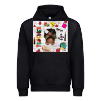 Black afro teacher life Urban Hoodie - NancyCooperArtShop