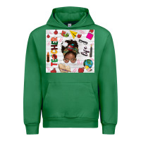 Emerald afro teacher life Urban Hoodie - NancyCooperArtShop