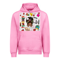 Fuchsia Pink afro teacher life Urban Hoodie - NancyCooperArtShop