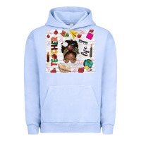 Pigment Grape Ice afro teacher life Urban Hoodie - NancyCooperArtShop