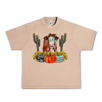 Burro Fall Cow Urban Heavy Tee - CowhideDigitalArt