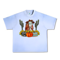 Grape Ice Fall Cow Urban Heavy Tee - CowhideDigitalArt