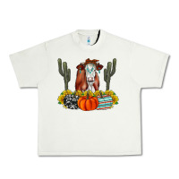 Pistachio Fall Cow Urban Heavy Tee - CowhideDigitalArt