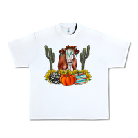White Fall Cow Urban Heavy Tee - CowhideDigitalArt