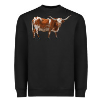 Black longhorn Heavyweight Sweatshirt - RanaPortraitStore