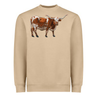 Mushroom longhorn Heavyweight Sweatshirt - RanaPortraitStore