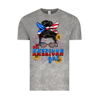 Cloud Rock All American girl 4th of July Vintage Tee - CowGirlArtShop