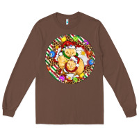 Chestnut Christmas chick Long Sleeve Tee - Artiststas