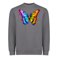 Storm rainbow butterfly Heavyweight Sweatshirt - Zillion Design Studio