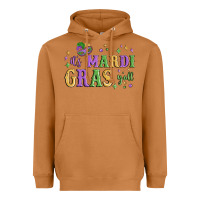 Meerkat it's mardi gras y'all Heavyweight Hoodie - MaliasSmallBusiness