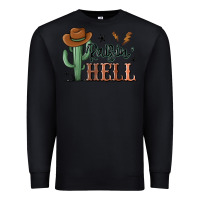 Black raisin hell cowboy cactus Premium Sweatshirt - MaliasSmallBusiness
