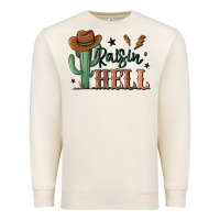 Sandshell raisin hell cowboy cactus Premium Sweatshirt - MaliasSmallBusiness