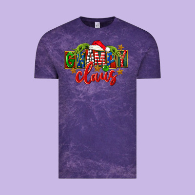 Christmas Grampy Claus Vintage Tee Designed By Fadigitalartstudio