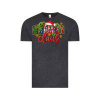 Vintage Black Christmas grampy claus Vintage Tee - FaDigitalArtStudio