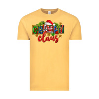 Vintage Mustard Christmas grampy claus Vintage Tee - FaDigitalArtStudio