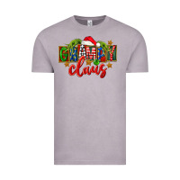 Vintage Zinc Christmas grampy claus Vintage Tee - FaDigitalArtStudio