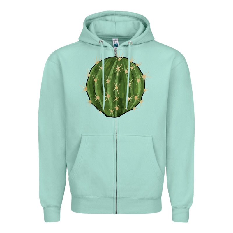 Cactus Zipper Hoodie by BarkalooDesign | Teevron