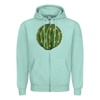 Seafoam cactus Zipper Hoodie - BarkalooDesign
