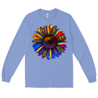 Colony Blue pride sunflower Long Sleeve Tee - JahusDesignShop