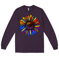 Plum pride sunflower Long Sleeve Tee - JahusDesignShop