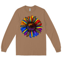 Toasted Coconut pride sunflower Long Sleeve Tee - JahusDesignShop