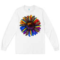 White pride sunflower Long Sleeve Tee - JahusDesignShop