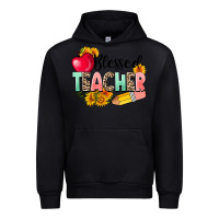 Black blessed teacher Urban Hoodie - NancyCooperArtShop