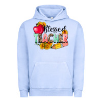 Pigment Grape Ice blessed teacher Urban Hoodie - NancyCooperArtShop