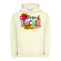 Pigment Pistachio blessed teacher Urban Hoodie - NancyCooperArtShop