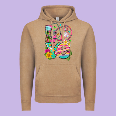 Love Summer Nurse Vintage Hoodie Designed By Texasbilliewilder