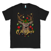 Black oh deer Christmas Classic Tee - BundleAndBundleShop