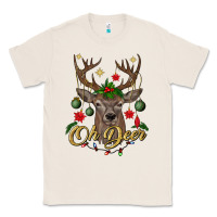 Natural oh deer Christmas Classic Tee - BundleAndBundleShop