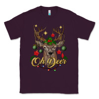 Plum oh deer Christmas Classic Tee - BundleAndBundleShop