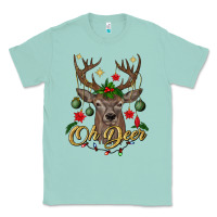 Seafoam oh deer Christmas Classic Tee - BundleAndBundleShop