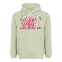 Matcha happy valentine's day Heavyweight Hoodie - MaliasSmallBusiness