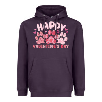 Plum happy valentine's day Heavyweight Hoodie - MaliasSmallBusiness