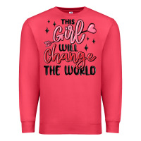 Cardinal this girl will change the world Premium Sweatshirt - MaliasSmallBusiness