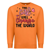 Carrot this girl will change the world Premium Sweatshirt - MaliasSmallBusiness