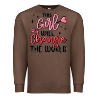 Chestnut this girl will change the world Premium Sweatshirt - MaliasSmallBusiness